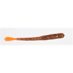Finess Worm 4"Pumpkin Seed Orange tail
